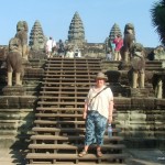 The Author Makes a Fashion Statement, Angkor Wat, Cambodia