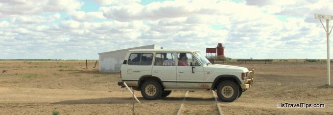 Truckie on the Oodnadatta Track and the Old Ghan Railroad