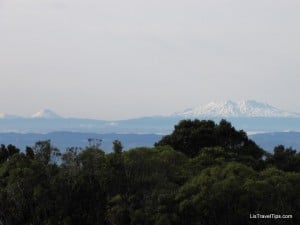 Mt Ngauruhoe and Mt Tongariro from Mt Taranaki (Egmont)