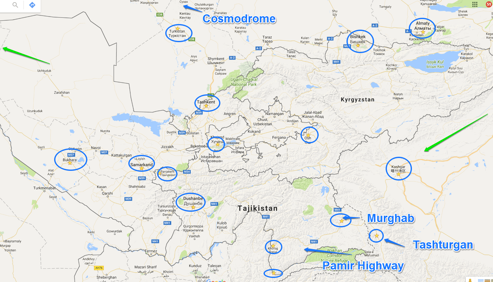 Where it gets messy: the Silk Road through the Pamirs to Kharzakstan